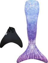 Mermaid Tail Isa glitter taille 122-128 (6) avec monopalme pour pointure 33-37