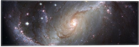 Vlag - Galaxy Sterrenstelsel - 60x20 cm Foto op Polyester Vlag