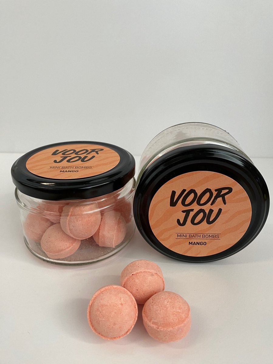 Goedkoopste Mini bath bombs in glazen potje Voor Jou