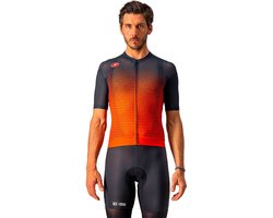 Castelli Fietsshirt korte mouwen Heren Rood Blauw - INSIDER JERSEY FIERY RED SAVILE BLUE - L
