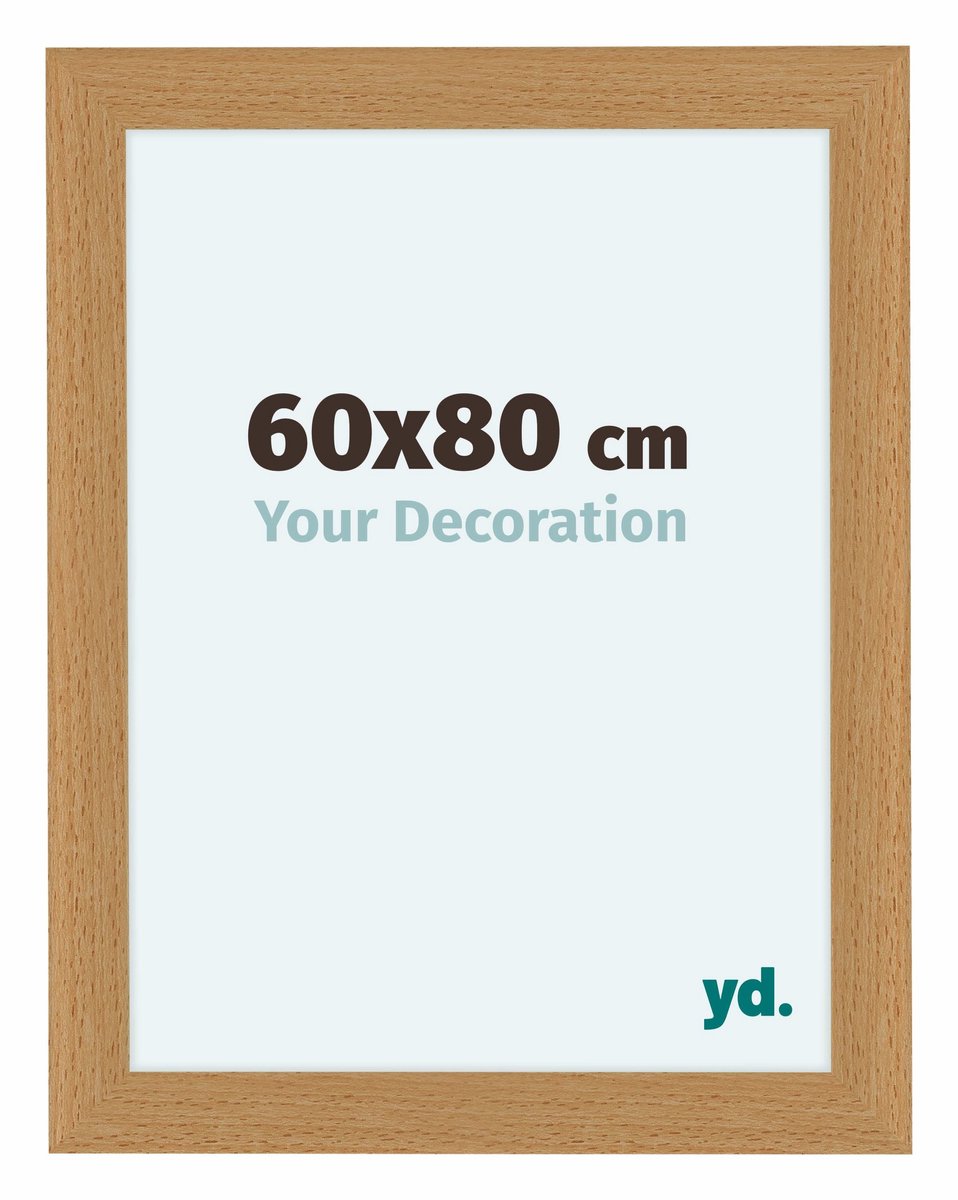 yd. Your Decoration - Fotolijst 60x80 cm - MDF - Beuken - Como