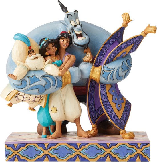 Disney Traditions Beeldje Group Hug! (Aladdin) 14 cm