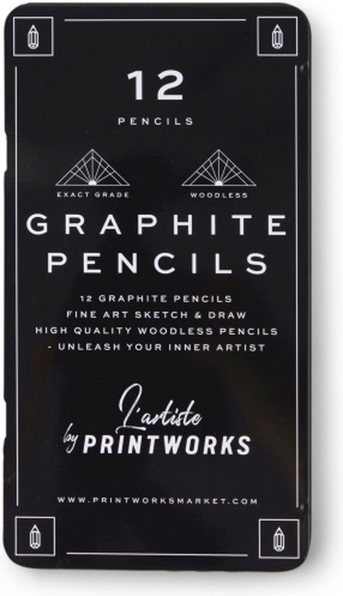 Printworks - Pencils - Graphite (Set of 12)