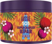 3x Aussie Haarmasker SOS Supercharged Repair 450 ml