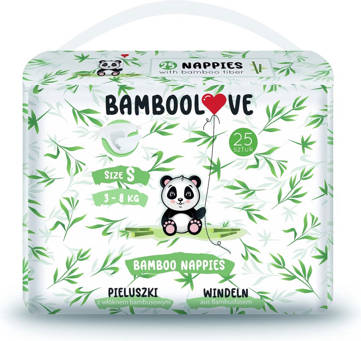 Bamboe luiers maat S - 2 pakken