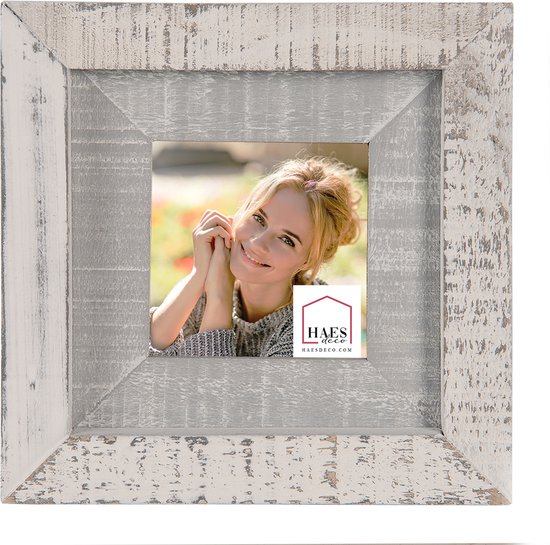 FramoLUXUS 52 cm x 57 cm MDF houten fotolijst in de kleur goud geveegd