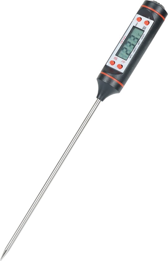 Brauch tp200- thermometer - keukenthermometer - rvs - voedsel melk, vlees,...
