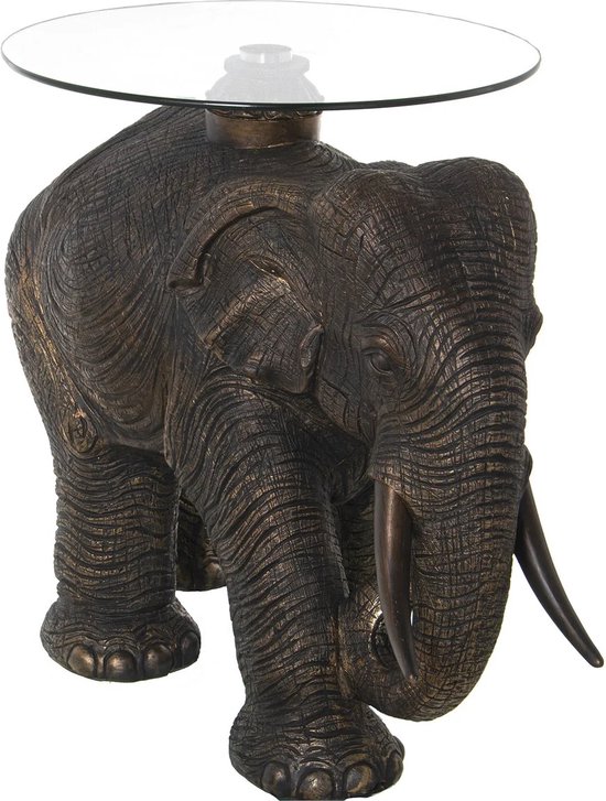 Table basse exclusive éléphant, table comme éléphant, véritable  accroche-regard ! | bol