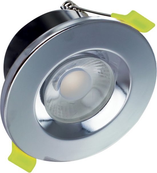 Integral LED - Inbouwspot - 8 watt - 3000K - 800 lumen - 55° lichthoek - Dimbaar - IP65 - CHROME