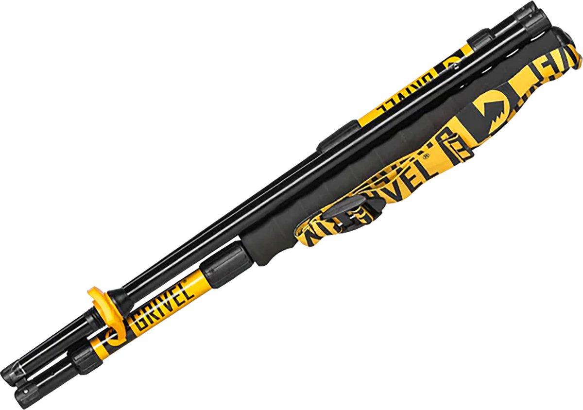 Grivel Trail Three Stokken Geel,Zwart 122 cm