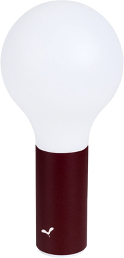 Fermob Aplô outdoor lamp - Ø11.5x24.5 cm - Cérise noir - Mobiele lamp