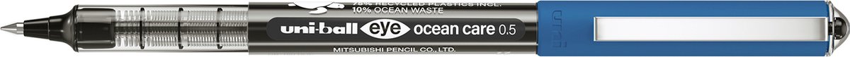 Uni-ball Eye roller Ocean Care, fijn, zwart 12 stuks