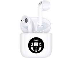 JAP Sounds AP80 - Draadloze oordopjes met oplaadcase - 24/u Luistertijd - Bluetooth - Earbuds wireless - Sport oortjes - Geschikt voor apple, iphone, android, samsung etc.