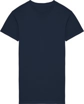 Milieubewuste oversized T-shirtjurk dames Washed Navy Blue - L