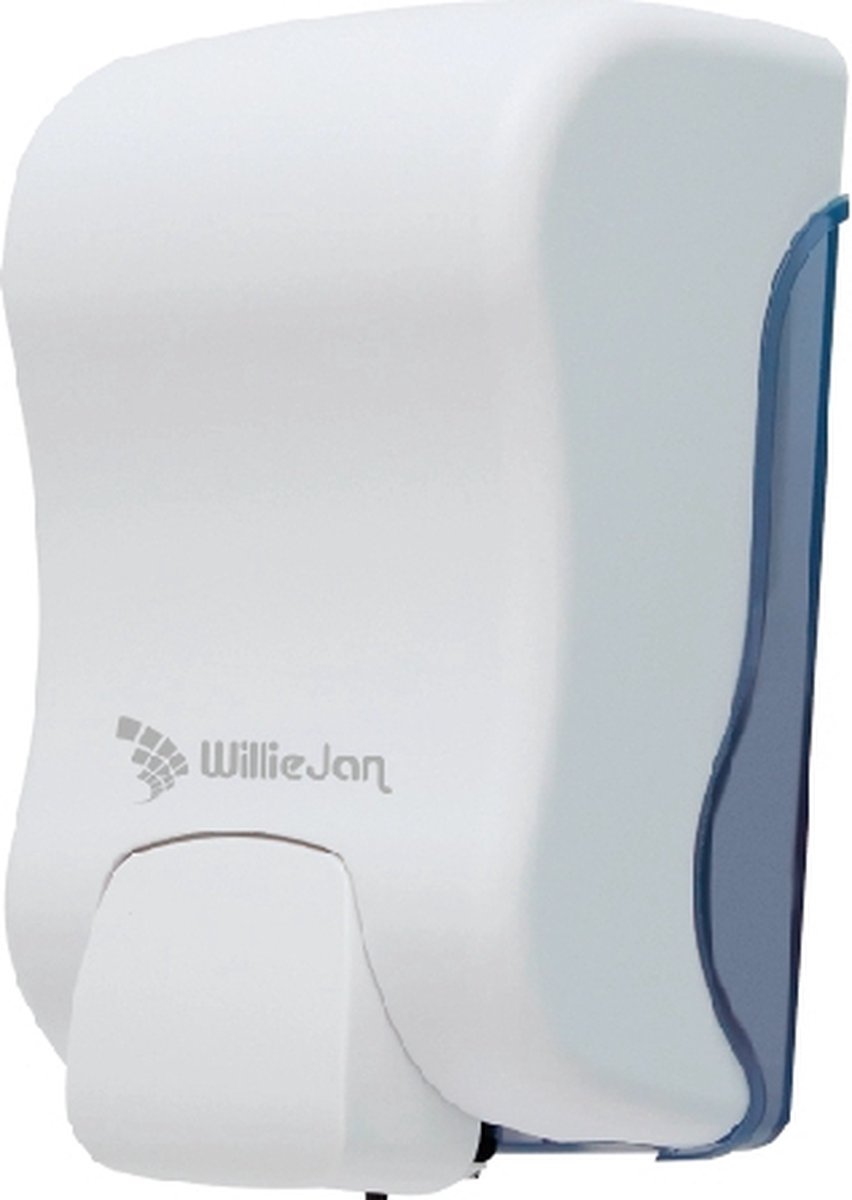 WillieJan zeepdispenser Alicate – Professionele kwaliteit – Wit – 875 ml – Geschikt voor openbare ruimten