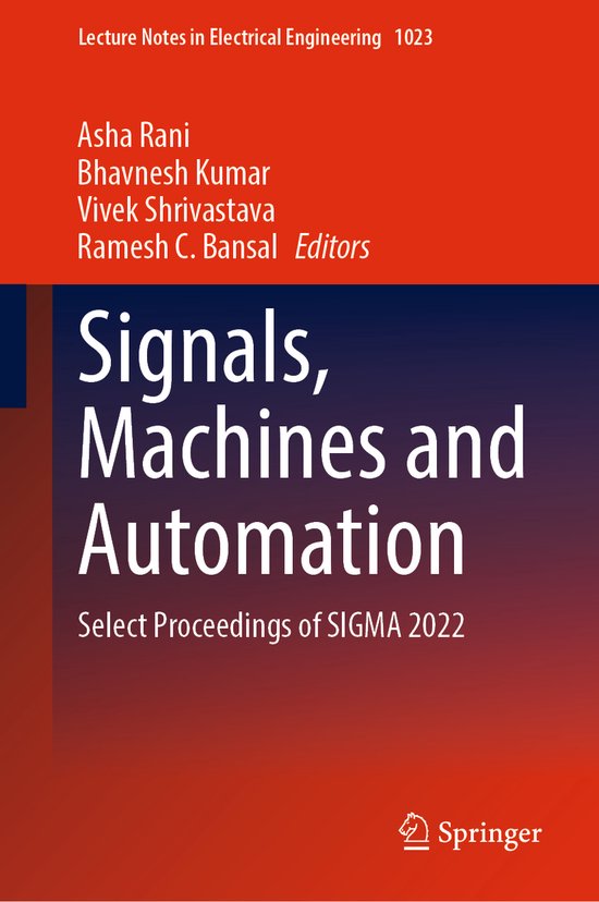 Lecture Notes in Electrical Engineering1023- Signals, Machin ... - cover