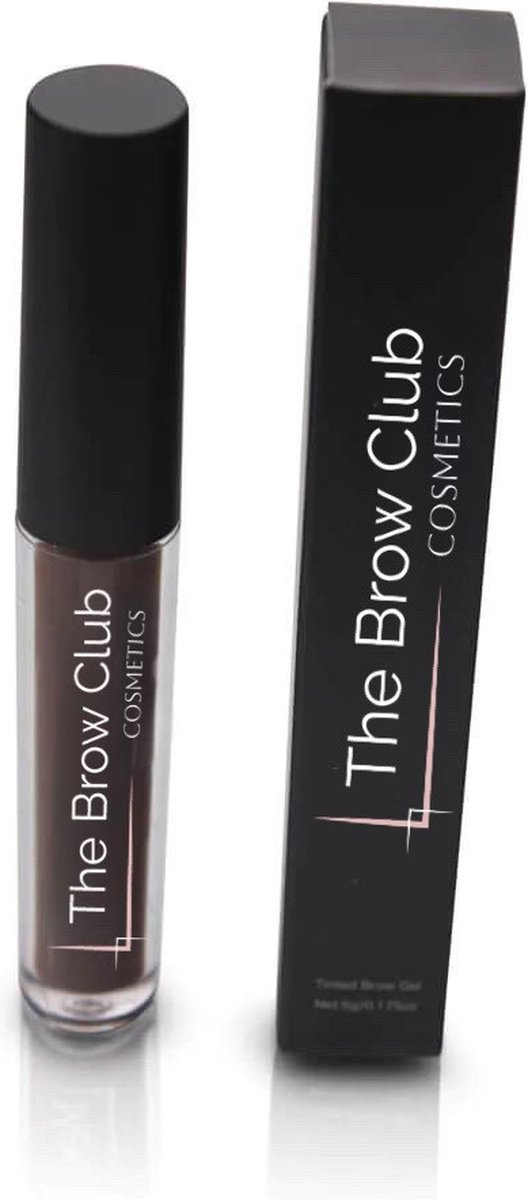 The Brow Club Cosmetics Eyebrow Gel Brown - Wenkbrauwgel Bruin - Wenkbrauw Make-up