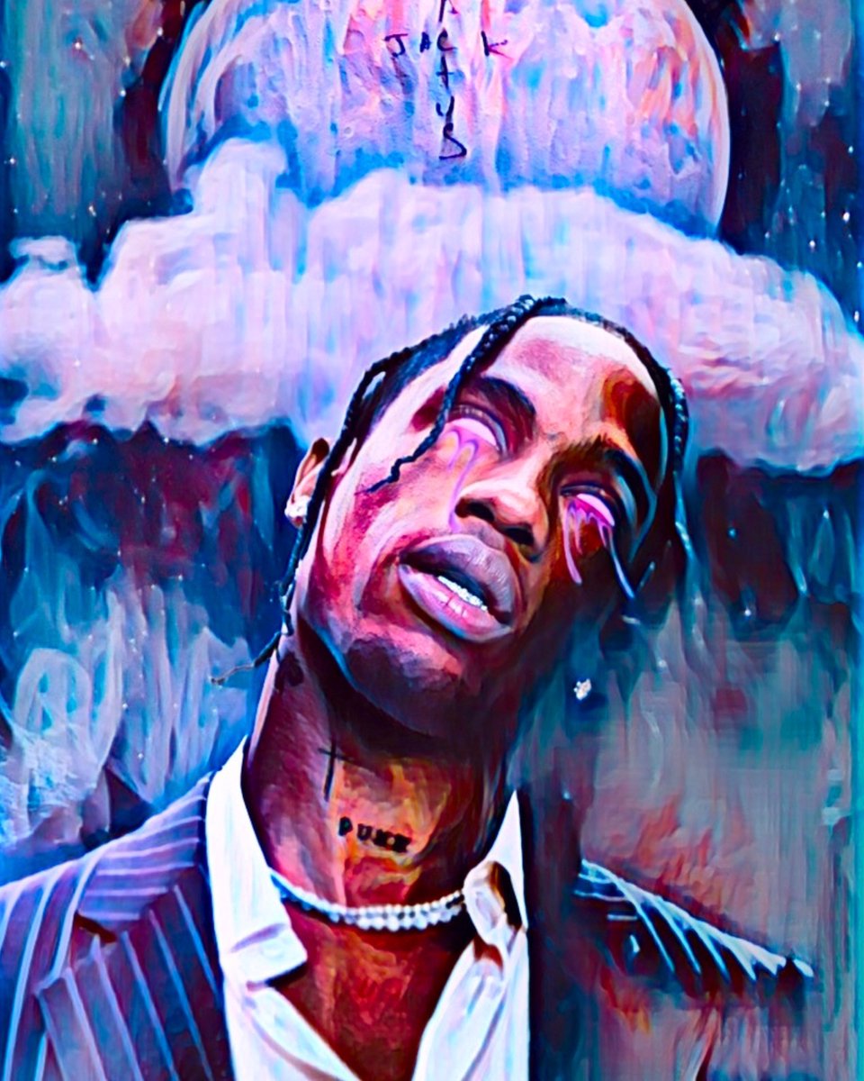 Passionforart.eu Travis Scott - Poster - 30 x 40 cm fullcolour