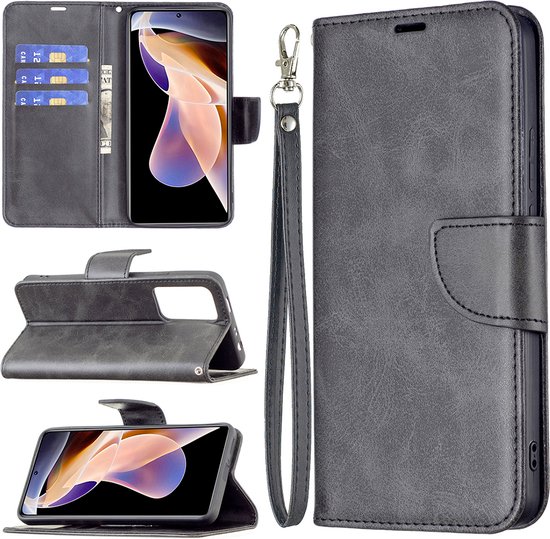 Coque Zwart - Convient pour Samsung Galaxy A14 - Wallet Book Case - Livret avec Porte-Carte / Porte-Carte et Fermeture Magnétique - Livret - Housse de Protection Portefeuille - Phone Case