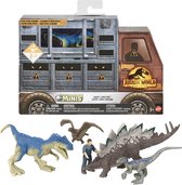 Ensemble de jeu Jurassic World Minis - Ensemble de 5 pièces - Figurines d'action - 3 cm de haut