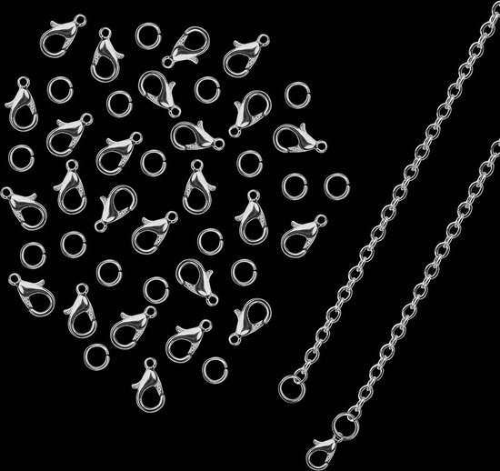 10 meter Roestvrijstalen Knutsel Schakelketting - Per Meter - Voor Doe-het-zelf