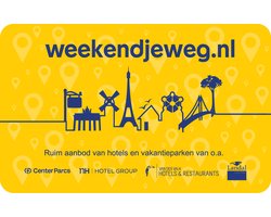 Weekendjeweg.nl Cadeau Card €150 - enveloppe verpakking