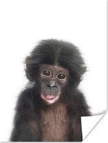 Poster Aap - Dieren - Natuur - Chimpansee - 120x160 cm XXL