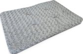 Topmast Ultra Soft Hondenmat - 75 x 51 x 5 cm - Grijs - Zacht Hondenkussen - Voor Koude Vloeren