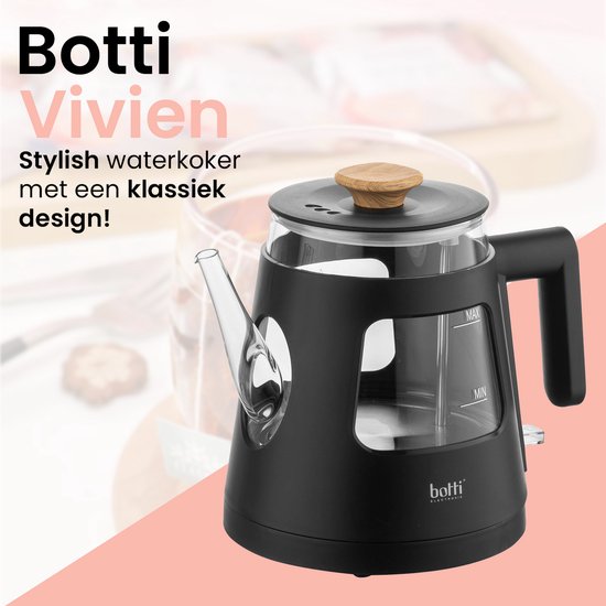 Severin - waterkoker - zwart - 1 liter - 2200 watt - model: WK 9540