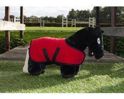 Crafty Ponies Fleecedeken Rood
