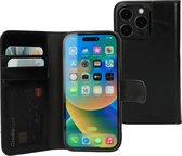 Mobiparts Excellent Wallet Case geschikt voor Apple iPhone 14 Pro - Zwart