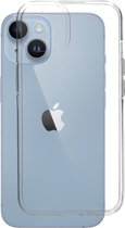 Mobiparts hoesje geschikt voor Apple iPhone 14 - Zacht TPU - Schokabsorberend TPU - Grip Coating - Transparant