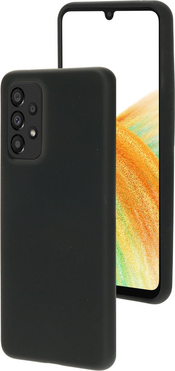 Mobiparts hoesje geschikt voor de Samsung Galaxy A33 5G - Siliconen - Zwart