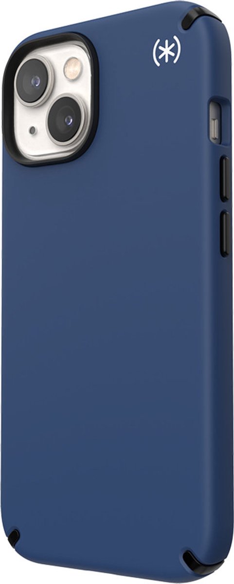 Speck hoesje geschikt voor Apple iPhone 14 - Slank - Ultieme Bescherming - Luxe Soft-touch Afwerking - Valbescherming gecertificeerd tot 4 meter - Microban Antibacterieel - Presidio2 Pro lijn - Blauw