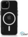 DECODED Clear Case Back Cover - iPhone 14 Plus - Gerecycleerd - Doorzichtig Hoesje - Magnetische Technologie van Apple - Transparant