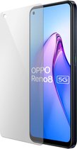 Mobiparts Screenprotector geschikt voor Oppo Reno8 - Gehard Glas - Anti-bacterieel -