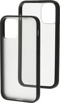 Mobiparts hoesje geschikt voor Apple iPhone 12 Mini - Hardcover - MagSafe - Zwart Grijs