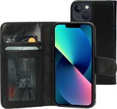 Mobiparts Excellent Wallet Case geschikt voor Apple iPhone 13 Mini - Zwart