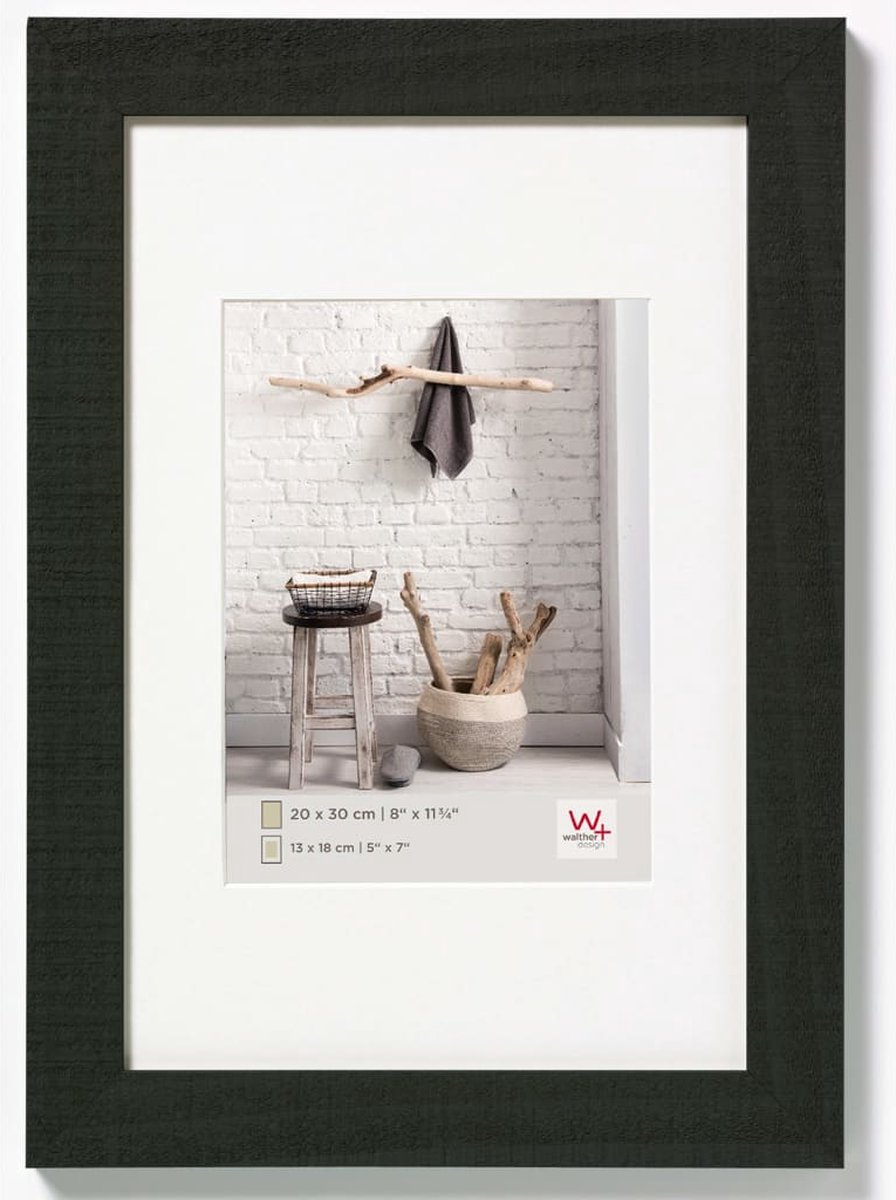 Walther Home - Houten lijst - Fotoformaat 40x50 cm - Zwart