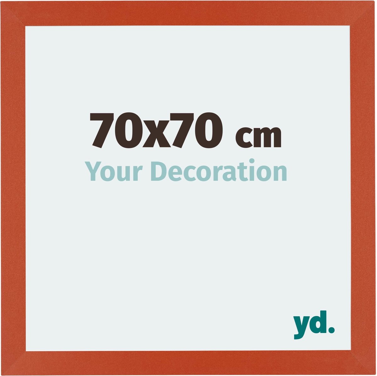 yd. Your Decoration - Fotolijst 70x70 cm - MDF - Oranje - Mura
