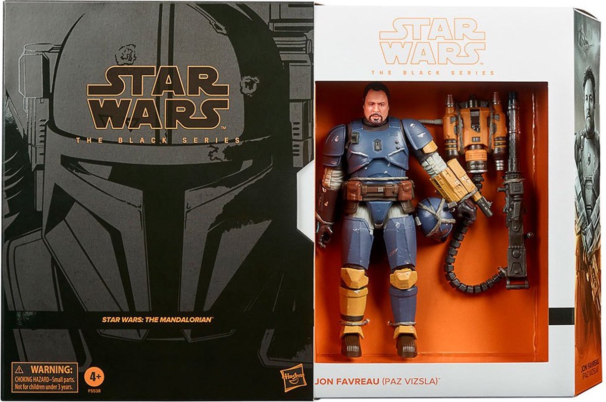 Star Wars The Black Series, Figurine Deluxe Paz Vizsla de 15 cm, Star Wars