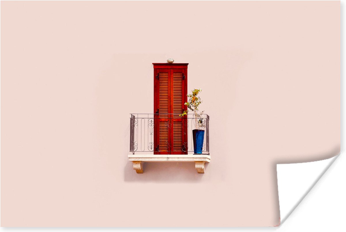 Deur - Rood - Pastel - Architectuur