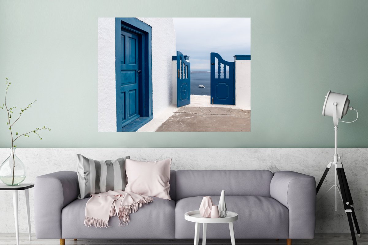 Deur - Blauw - Wit - Architectuur