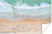 Poster Mer - Plage - Parasols - Water - Eté - 180x120 cm XXL