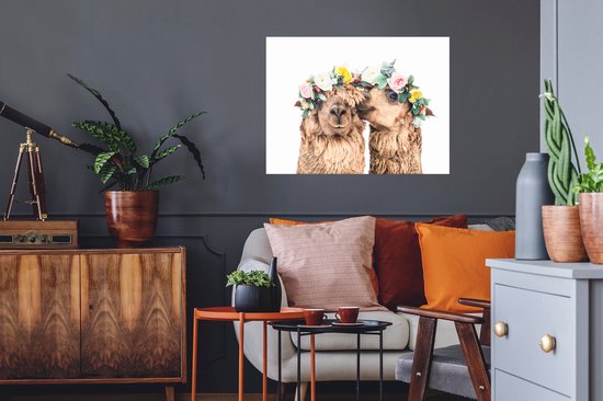 Alpaga - Fleurs - Animaux - Nature