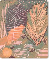Bol.com Muismat - Mousepad - Vintage - Herfst - Kunst - Bos - Natuur - 19x23 cm - Muismatten aanbieding