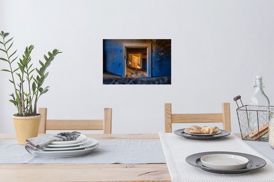 Stickers muraux - Film autocollant - Sable - Blauw - Porte - Architecture - 30x20 cm - Film adhésif - Stickers muraux chambre d'enfant - Papier peint autocollant - Papier peint autocollant - Film autocollant