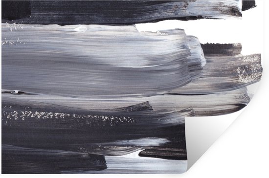 Stickers muraux - Film autocollant - Peinture - Zwart - Design - 30x20 cm - Film adhésif - Stickers muraux chambre d'enfant - Papier peint autocollant - Papier peint autocollant - Film autocollant