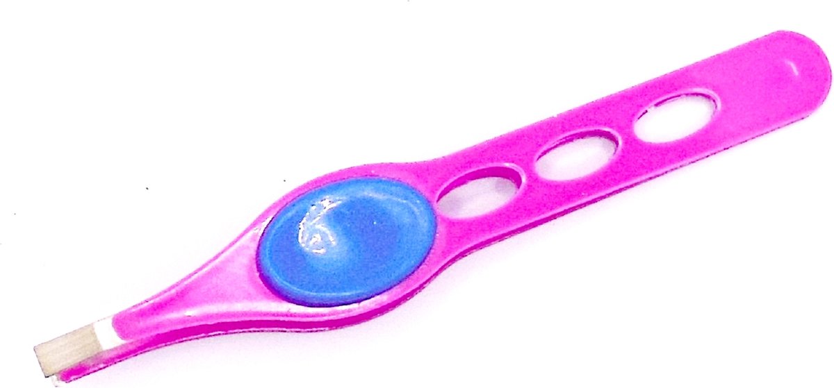 Goedkoopste Pincet met drukpunten paars met blauw