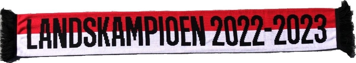 Feyenoord kampioen sjaal 2022-2023- 2 zijdig - zonder logo en naam | bol.com